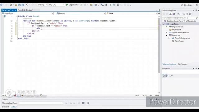 Create Login Form using Visual Studio 2022 vb.net смотреть онлайн