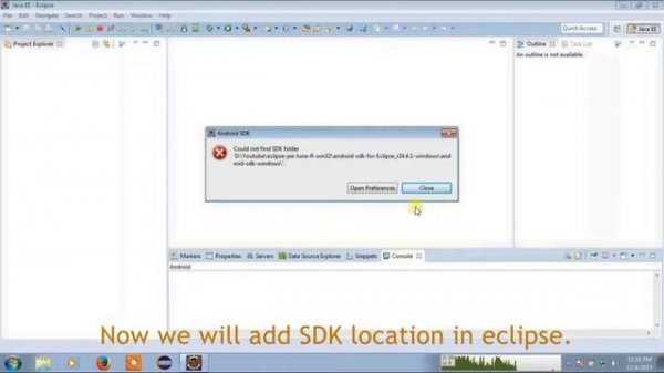 How to install sdk in eclipse Using Eclipse android tutorial