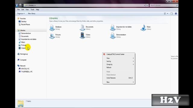 How to create a new library on your windows Vista or 7 computer смотреть онлайн
