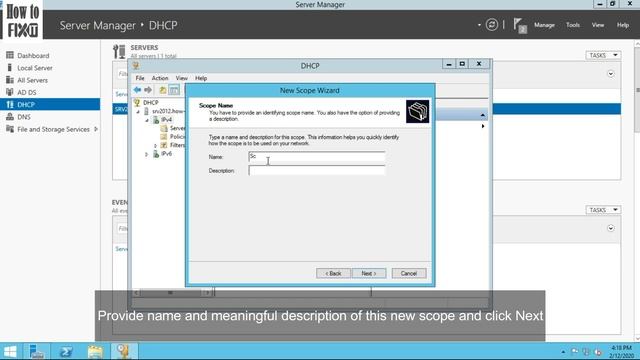 DHCP Configuration on Windows Server 2012 R2 смотреть онлайн