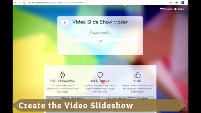 FREE Online Slideshow Maker by FreeVideoTool.net смотреть онлайн