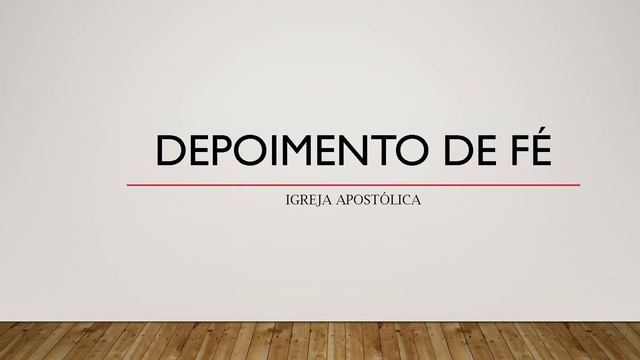 DEPOIMENTO DE FÉ (Sr Wesley Mariano Guimarães Barbosa) - Igreja Apostólica da Santa Vó Rosa смотреть онлайн
