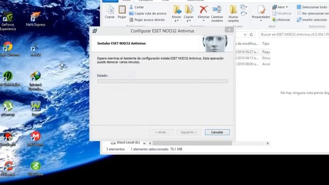 Descargar e instalar ESET NOD32 v.8(2015) Full español+activación (64 y 32 bits) смотреть онлайн