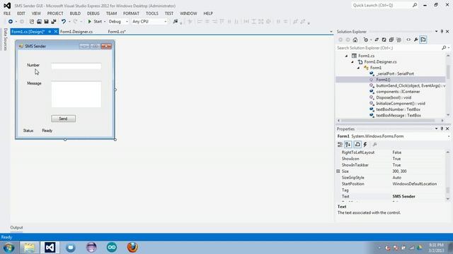 C# Programming: Sending SMS using AT Commands смотреть онлайн