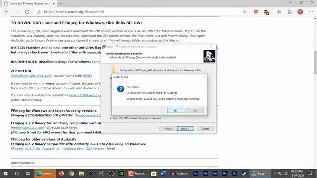 How To Install FFmpeg for Audacity Windows 10 [ 2020 ] смотреть онлайн
