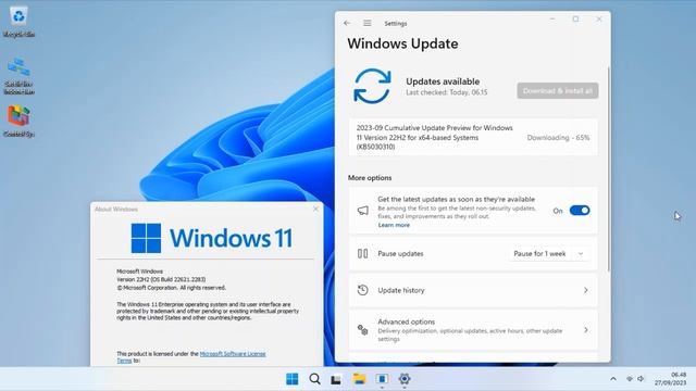 2023-09 Cumulative Update Preview for Windows 11 Version 22H2 for x64-based Systems (KB5030310) смотреть онлайн