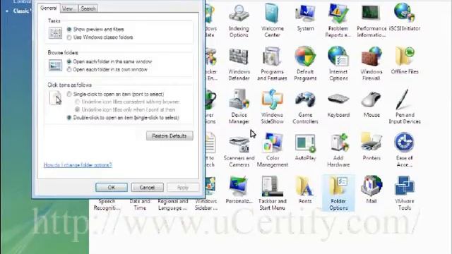 How to hide file extensions in Windows Vista -uCertify смотреть онлайн
