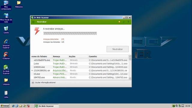 Dr. Web Security Space v7.0 - Duplo Teste (Double Test, CC) смотреть онлайн