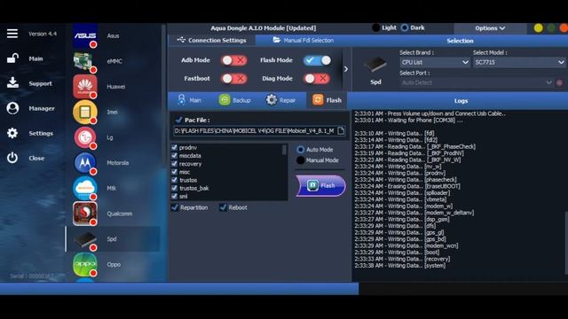 AQUA Dongle Tutorial #5 : How To Flash Spd Devices Pac Firmware смотреть онлайн