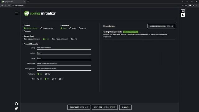 Spring Boot - How to create an application using Spring Initializr смотреть онлайн