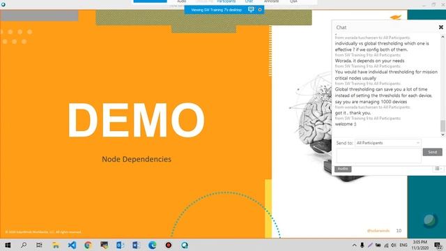 Training SolarWinds part 2 смотреть онлайн