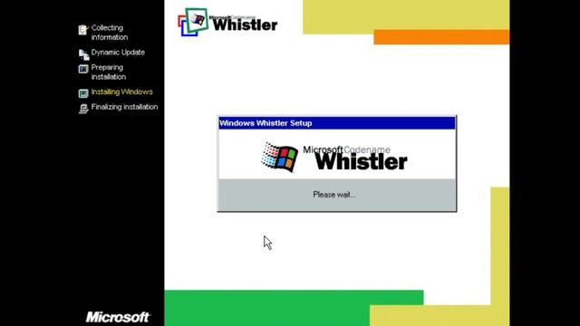 Установка Windows Whistler build 2257 на VirtualBox смотреть онлайн
