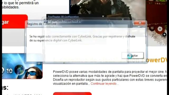 Registro de Cyberlink PowerDVD Gratis смотреть онлайн
