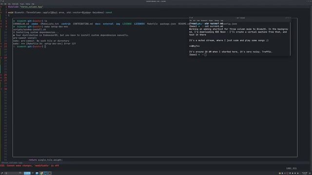 Porting a Tiling Window Manager to C++ [Day-7]: Fixing a bug with building Bismuth | With Music смотреть онлайн
