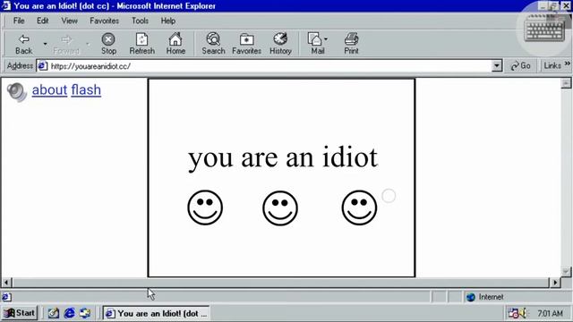 I FOUND YOUAREANIDIOT.org IN WINDOWS 98! смотреть онлайн