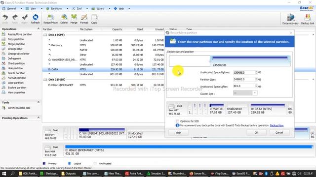 Cara menggabungkan partisi kosong menggunakan aplikasi EaseUS Partition Master. смотреть онлайн