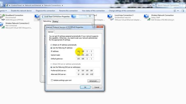 How to add multiple IP address for your computer in Windows 7 смотреть онлайн