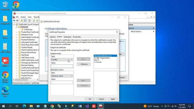 How to create Certificate Signing Request (CSR) in Windows 10 смотреть онлайн