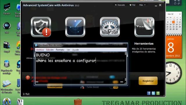 Instalar Advanced System Care 5 + antivirus y configurarlo para limpieza profunda смотреть онлайн