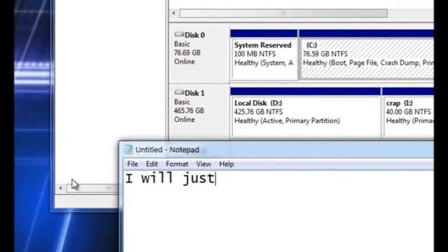 How to delete your partition in windows 7 and vista смотреть онлайн