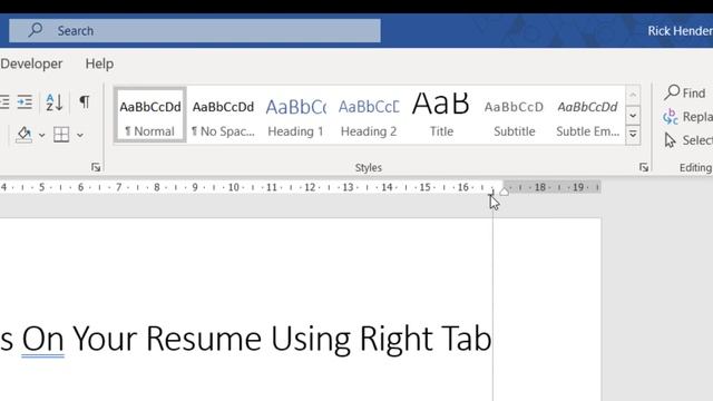 Right Align Dates on your Resume in Word for Mac and Windows смотреть онлайн