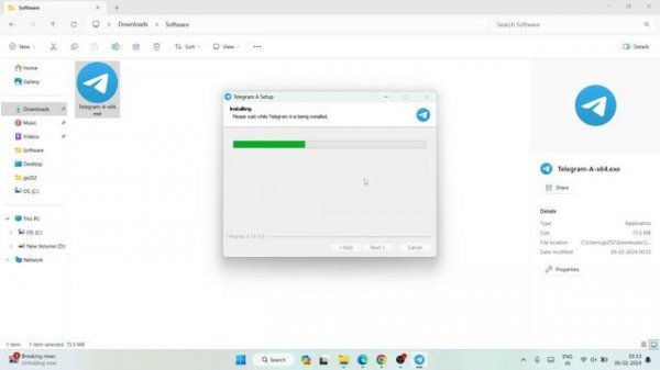 How To Install Telegram Desktop On Windows 10/11  [ 2024 Update ] for PC and Laptop
