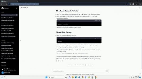 install python on windows server 2012 r2