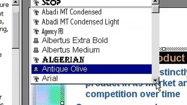 Microsoft Office PowerPoint 2000 Change fonts смотреть онлайн