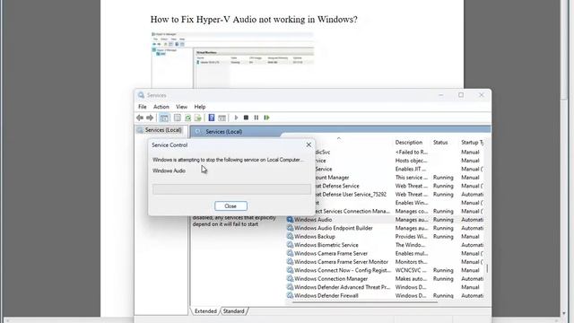 Fix Hyper-V Audio not working in Windows смотреть онлайн