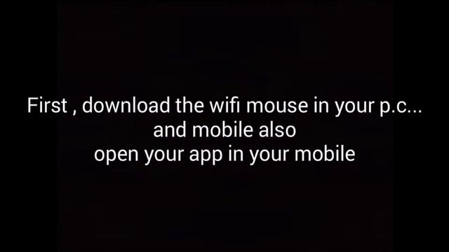 How to operate your pc from your phone (WIFI MOUSE APP) смотреть онлайн