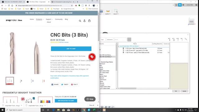 SnapMaker 1 CNC Fusion 360 Setup смотреть онлайн