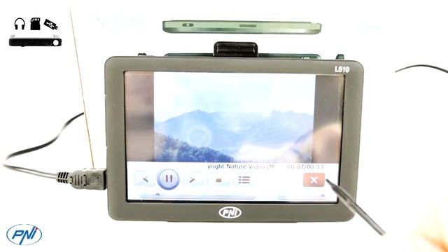 GPS Navigation System PNI L510 5 inch screen, 800 MHz, 8GB internal memory, FM transmitter смотреть онлайн
