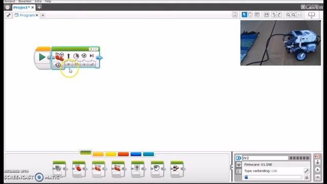 Aansluiten en programmeren met de EV3 Robot 1 смотреть онлайн