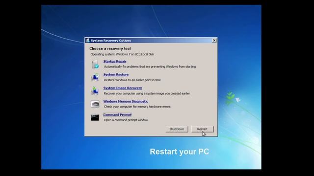 Windows 7 Password Reset смотреть онлайн