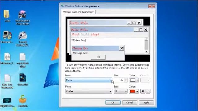 How To Change Desktop Fonts And Color.......... смотреть онлайн