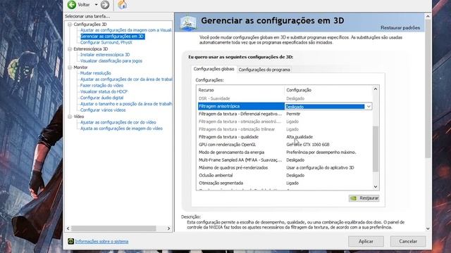 Como configurar painel NVIDIA para obter mais FPS/DESEMPENHO em JOGOS [2019] смотреть онлайн