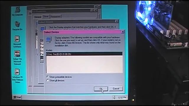 Installed the test version Windows 95 [ Chicago 4.00.456 ] смотреть онлайн