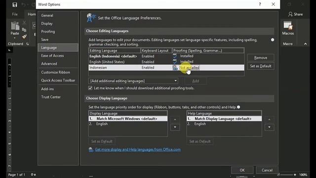 CHANGE LANGUAGE MICROSOFT WORD 2019 смотреть онлайн