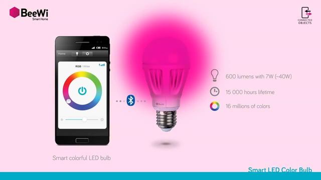 Beewi Smart LED Color Bulb смотреть онлайн