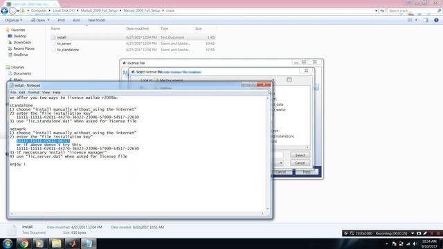 MATLAB 2009 installation смотреть онлайн