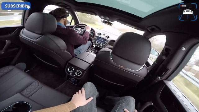 Bentley Bentayga PASSENGER 290 km/h POV Autobahn Acceleration Drive by AutoTopNL смотреть онлайн