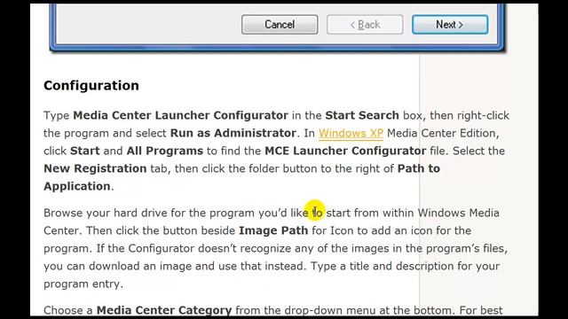Start Other Programs from Windows Media Center смотреть онлайн