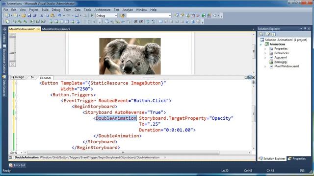 Simple Animations in WPF смотреть онлайн