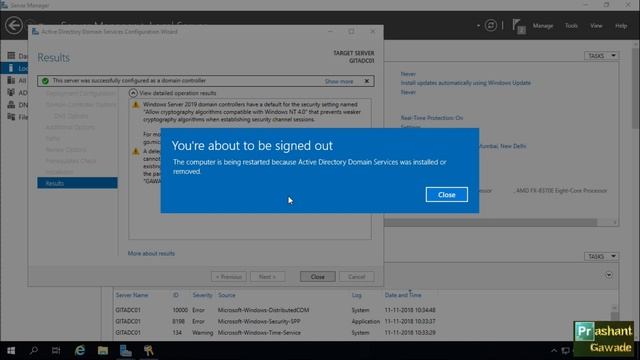 How to Install Active Directory In Windows Server 2019 смотреть онлайн