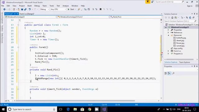 How to Generate Random Pictures in C# Windows Application Explained in Hindi смотреть онлайн