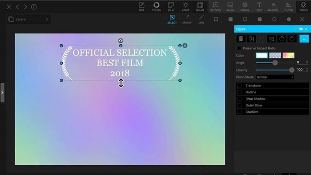 Film Awards Wreaths - PhotoScape X 2.8 смотреть онлайн