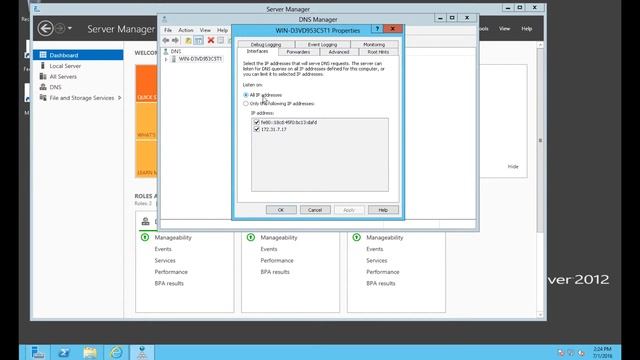 DNS Configuration on Windows Server смотреть онлайн