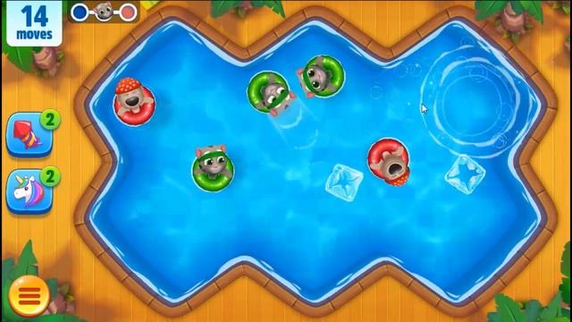Talking Tom Pool Gameplay HD #07 💓 Funny Gamming Water With Cat 💓 Tuaone смотреть онлайн