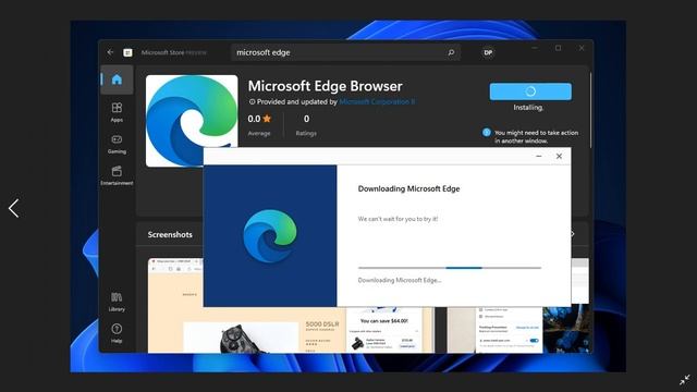 Microsoft Edge is now available to try out from Windows 11's Microsoft Store смотреть онлайн