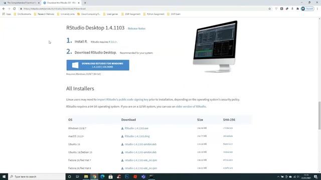How to Install R and R Studio on Windows 7/8/10 смотреть онлайн